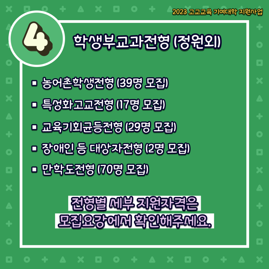 [카드뉴스]  2024학년도 전형별 인원 안내_알음알음 상지 14